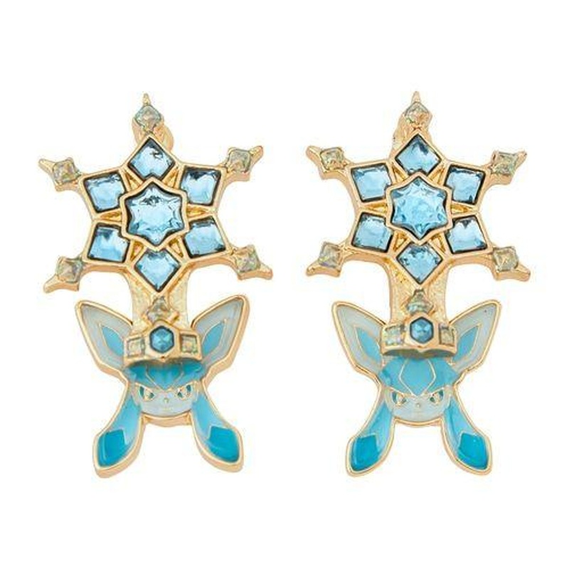 Pokemon Center Original Pokemon Center Original Pokemon Accessory Earrings Ice Terastal Glaceon (non piercing type)
