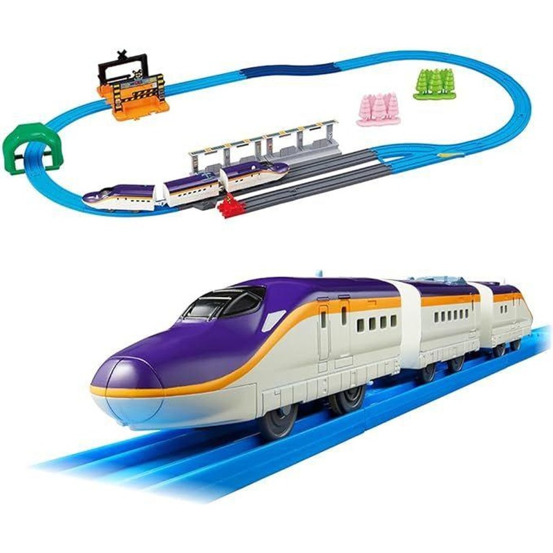 Takara Tomy Pla-Rail E8 Series Tsubasa & Tomica Arch Crossing Set (Connection Type)