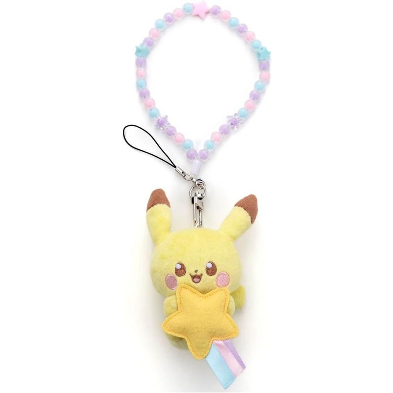 Takara Tomy Pokemon Pokepiece Plush Strap Starry Sky Ver. Pikachu