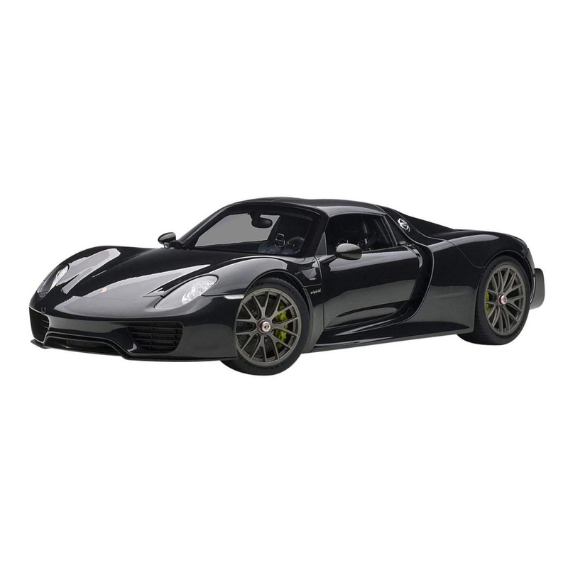 AUTOArt 1/12 Porsche 918 Spyder Weissach Package (Black Metallic) Finished Model