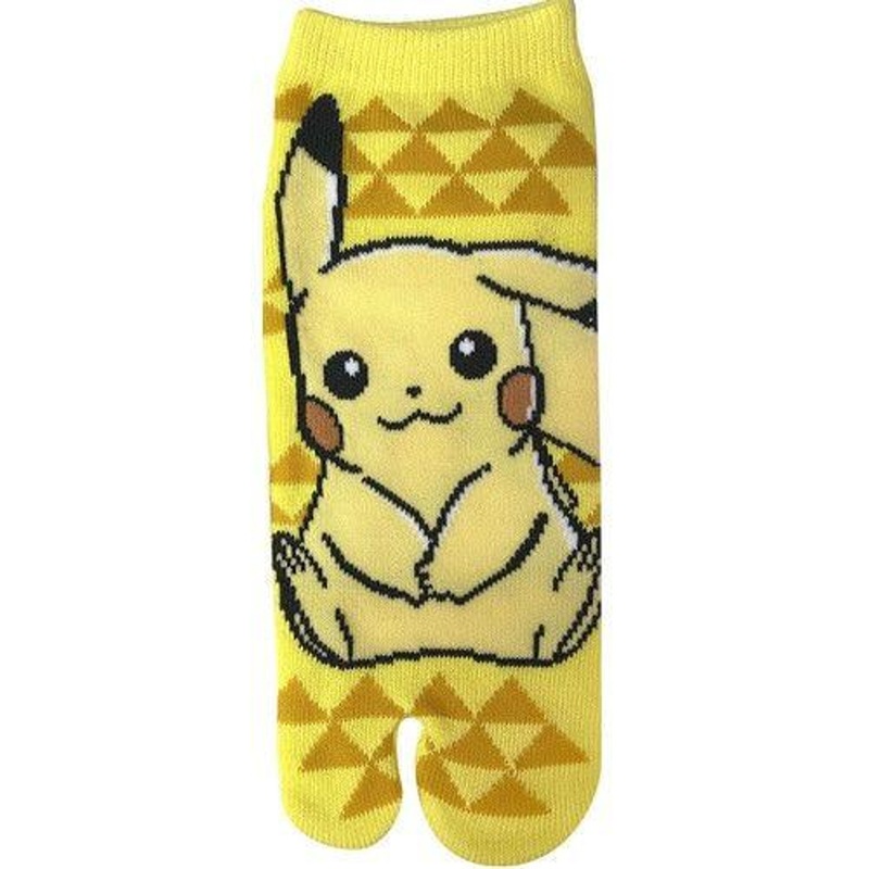 Pokemon Center Tabi Socks Pikachu Modern Large (25-27cm)