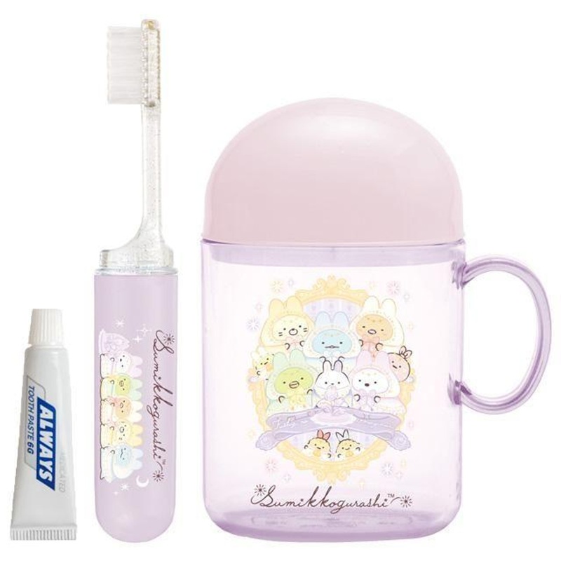 San-x Sumikko Gurashi Toothbrush Set Pink
