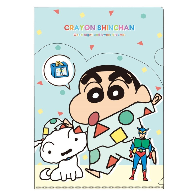 T’s Factory Crayon Shin-chan Die-cut Pocket File Good Night Pajamas