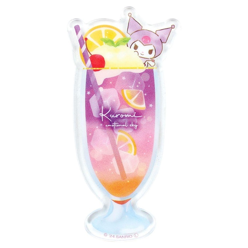 T’s Factory Sanrio Acrylic Magnet Sky Drink Kuromi