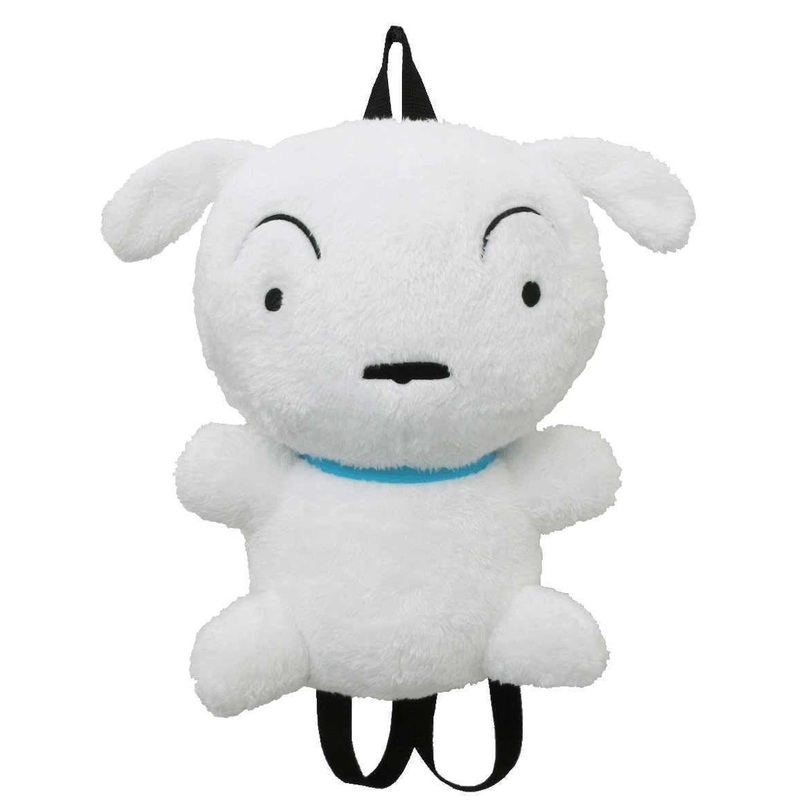 Unique730 Crayon Shin-chan Stuffed Animal Backpack Shiro