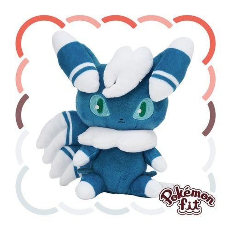 Pokemon Center Original 678 Plush Pokemon Fit Meowstic (Male Appearance)