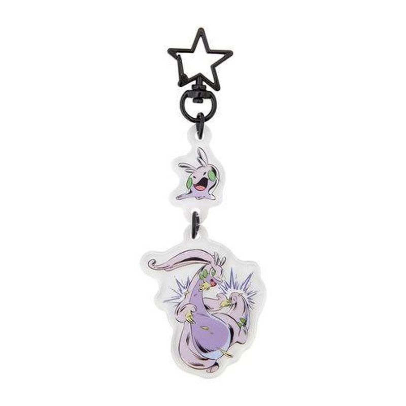 Pokemon Center Original Pokemon Center Original Double Acrylic Keychain Secret Of Might Goomy & Goodra