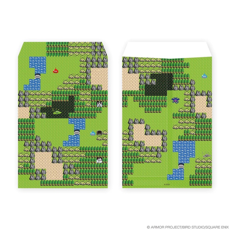 Square Enix Dragon Quest Stationery Shop Flat Bag Dot Design