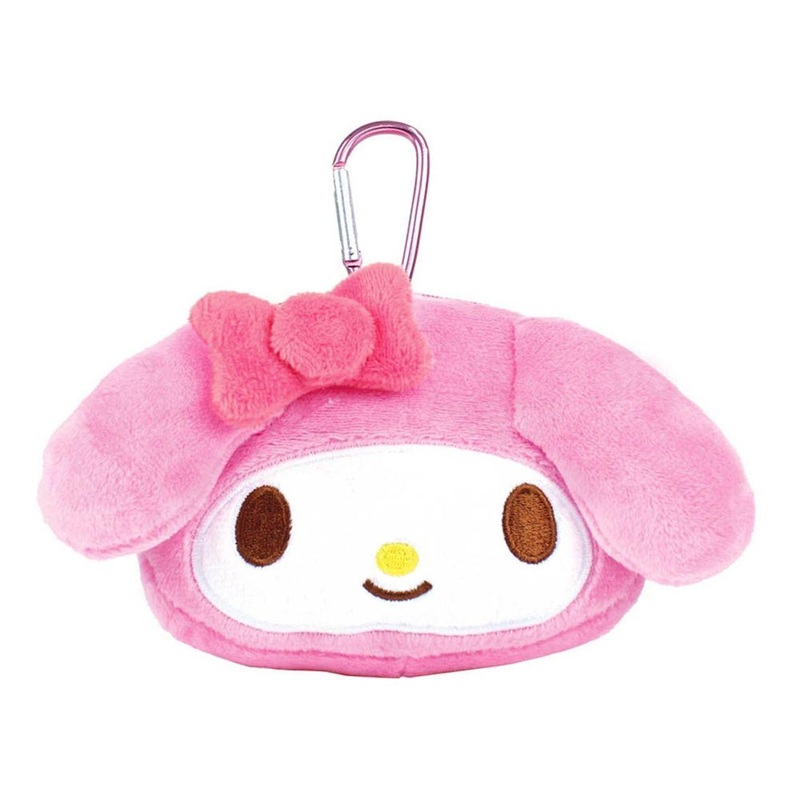 T’s Factory Sanrio Plush Zipper Mascot with Carabiner My Melody