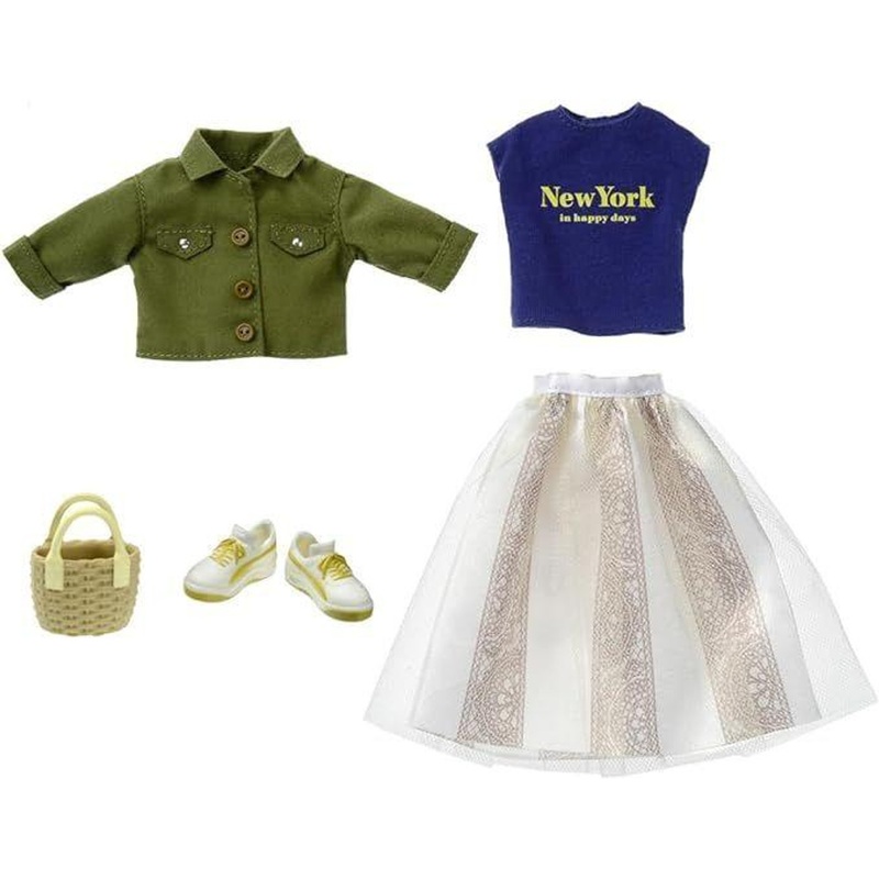 Takara Tomy Licca Doll Clothing Set  #Seaside Khaki #LW-19