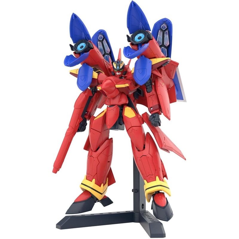 Bandai HG 1/100 VF-19 Fire Valkyrie with Sound Booster Plastic Model (Macross 7)