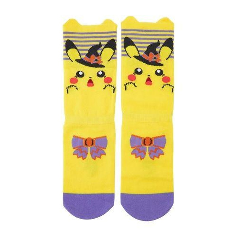 Pokemon Center Original Socks Halloween Trick Or Treat (16-20) Pikachu