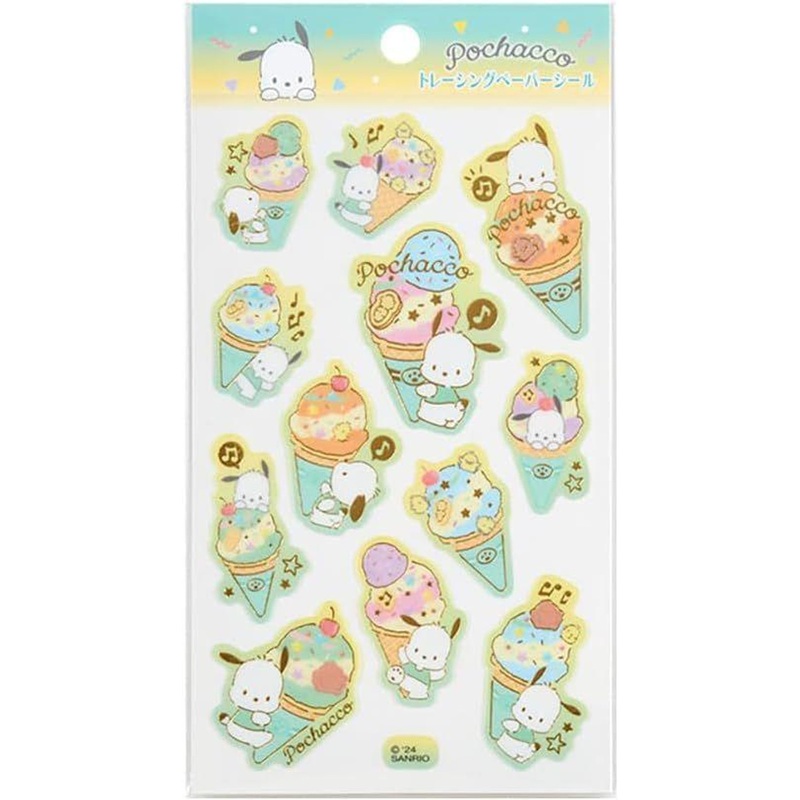 Sanrio Sanrio Sticker Set Pochacco (Ice Cream Party)
