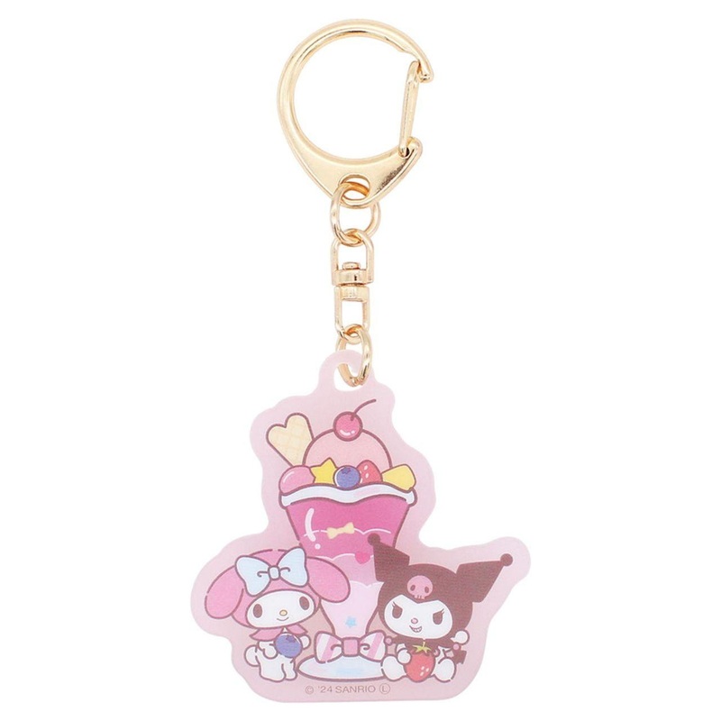 T’s Factory Sanrio UV Changing Keyholder Strawberry Parfait