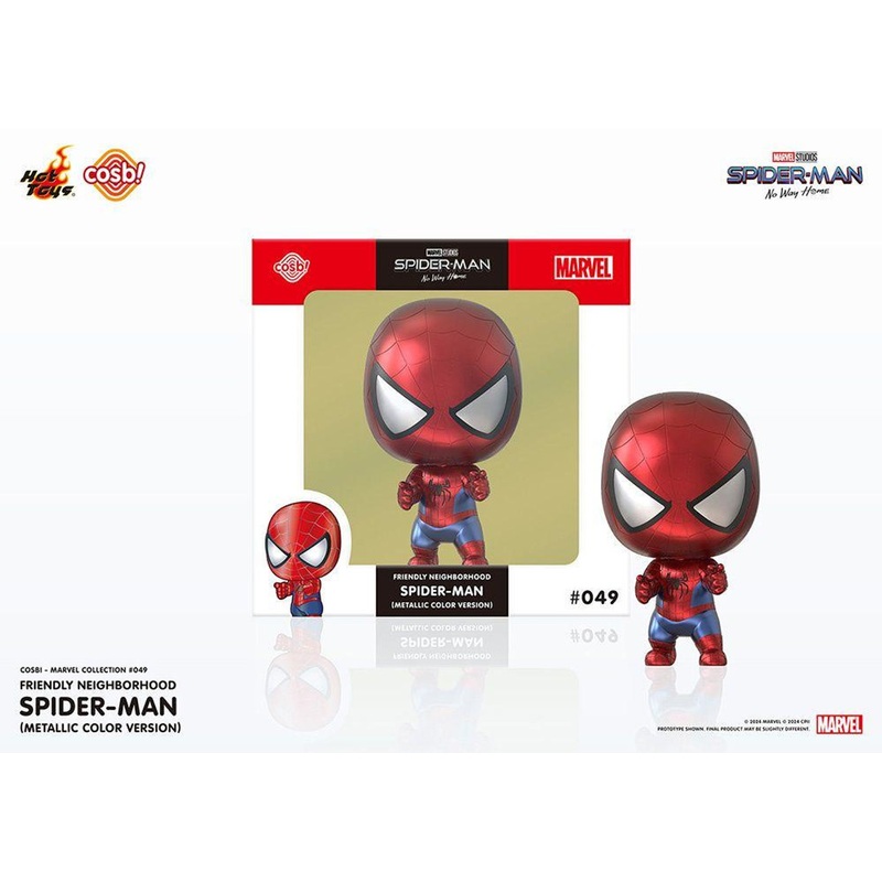 Hot Toys Cosbi Marvel Collection #049 Friendly Neighborhood Spider-Man (Metallic Color Version) (Movie: Spider-Man: No Way Home)