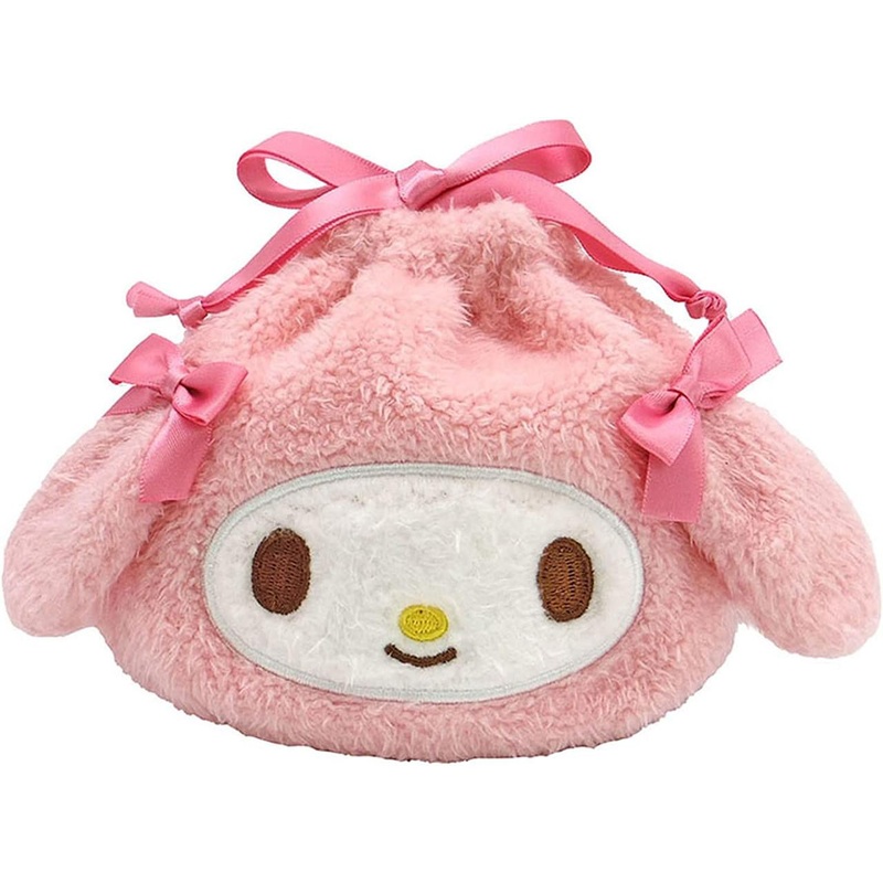 Nakajima Sanrio Characters Round Drawstring Pouch My Melody