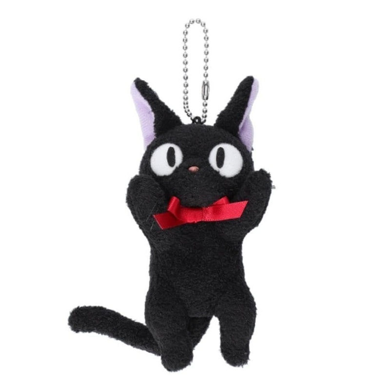 Sun Arrow Studio Ghibli Kiki’s Delivery Service Plush Keychain Jiji Belly-rub Position