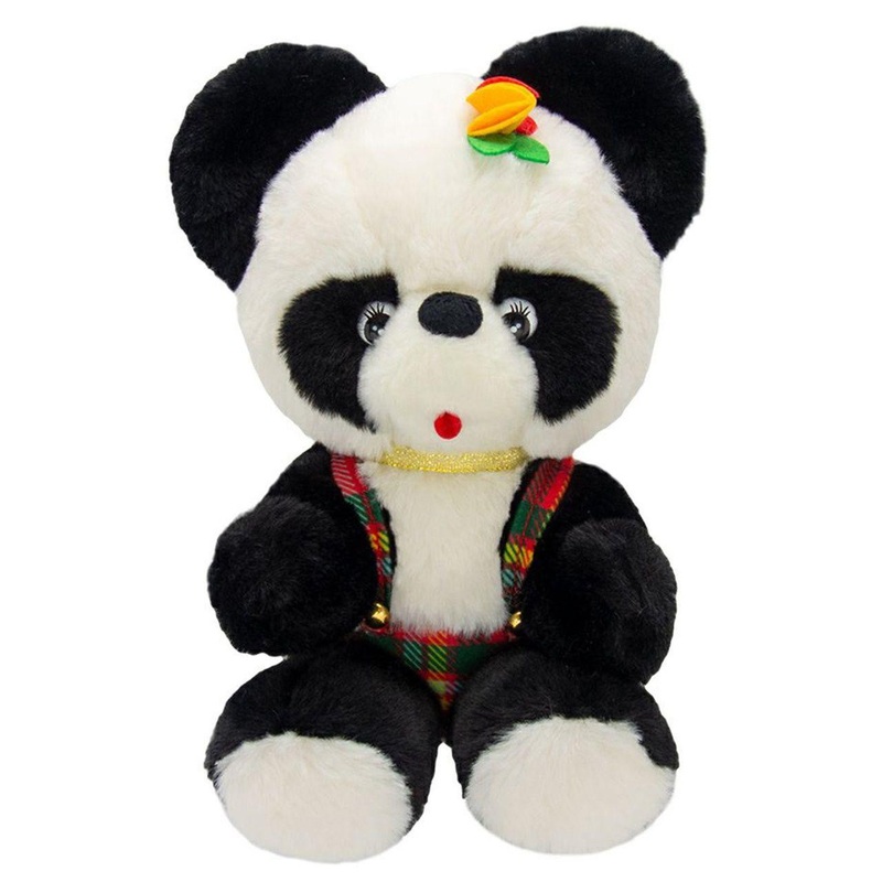 Yoshitoku Retro Plush Collection Sitting Panda