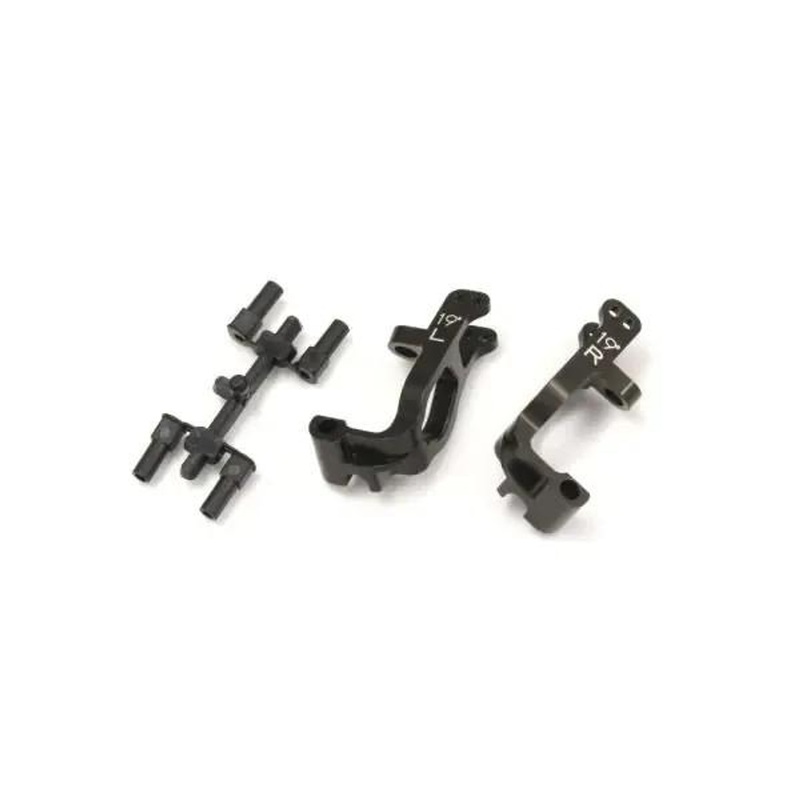 Kyosho IFW461C Al Front Hub Carrier Set(L,R/19/Gunmetal/MP9)