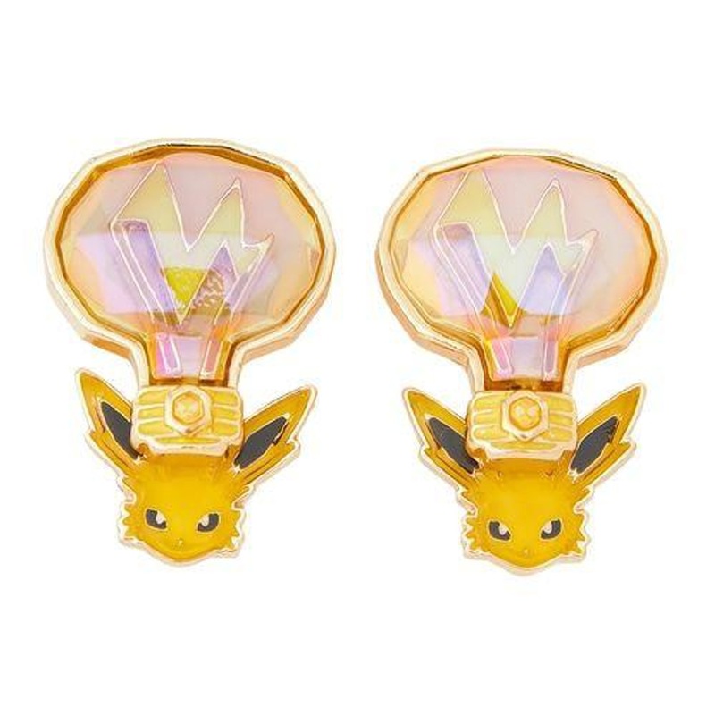 Pokemon Center Original Pokemon Accessory Earrings Electric Terastal Jolteon