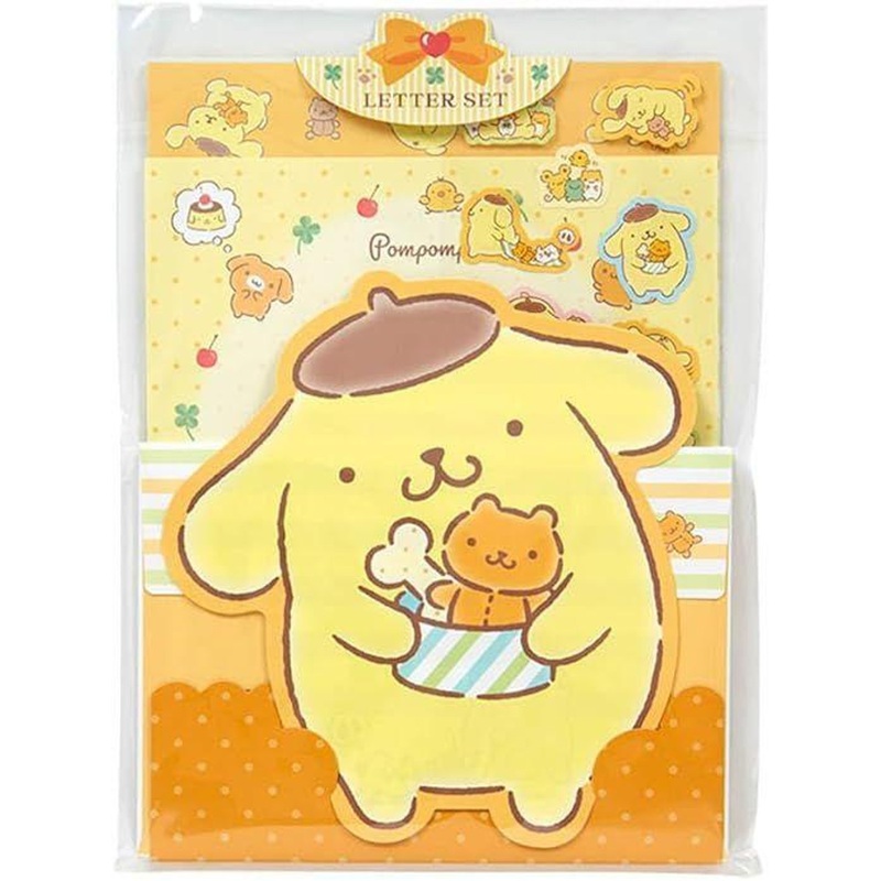 Sanrio Fun-Shape Letter Set Pom Pom Purin
