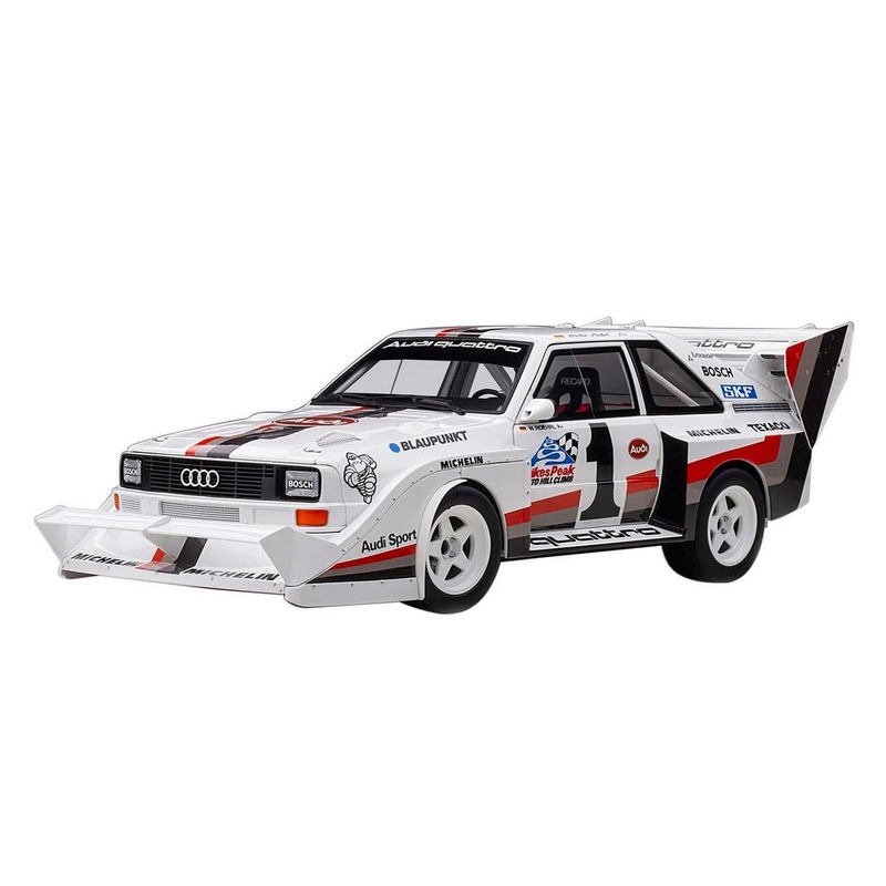 AUTOArt 1/18 Audi Sport Quattro S1 ’87 #1 (Pikes Peak Winner/Walter Rhrl) Finished Model
