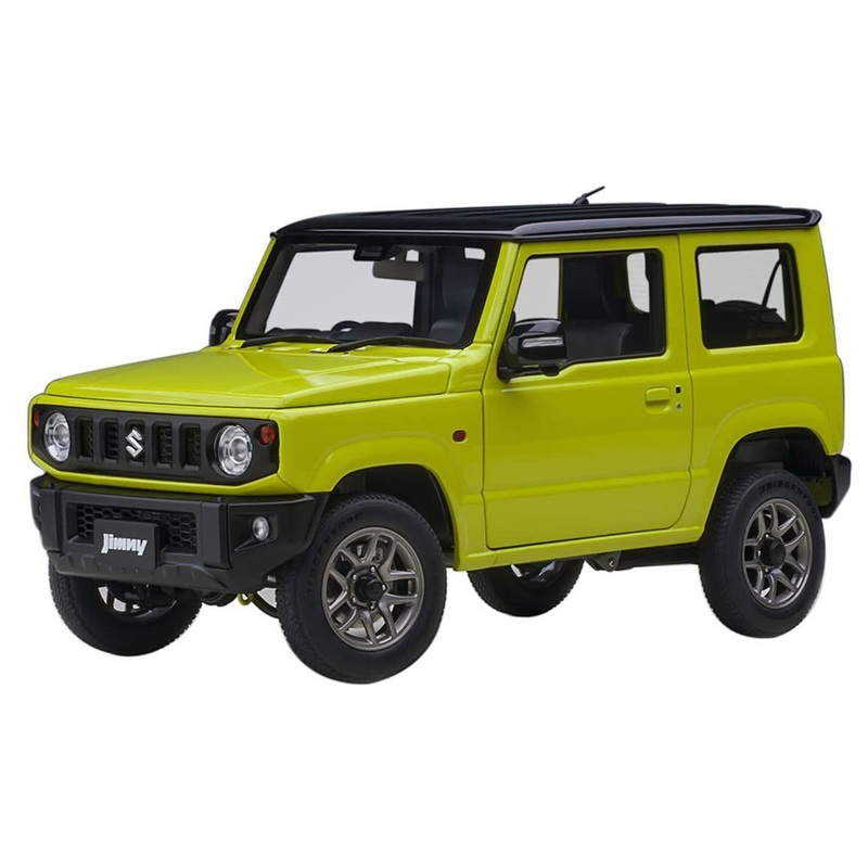 AUTOArt 1/18 Suzuki Jimny (JB64) (Yellow/Black Roof) Finished Model