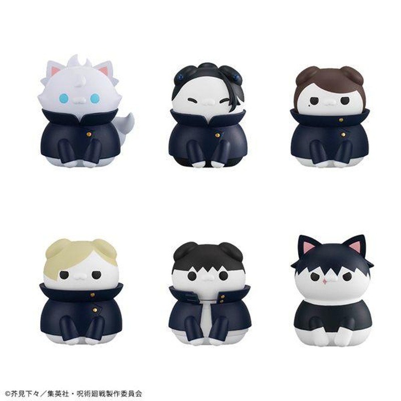 MegaHouse MEGA CAT PROJECT Jujutsu Kaisen Jujutsu Nyanko 8pcs Complete Box