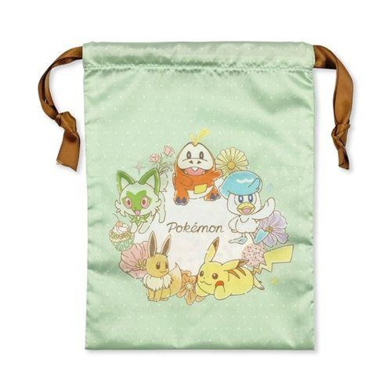 Pokemon Center Drawstring Bag Flower Collection