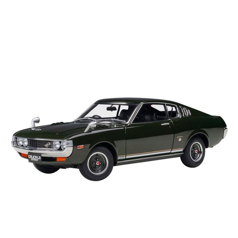 AUTOArt 1/18 Toyota Celica Liftback 2000GT (RA25) ’73 (Moss Green) Finished Model