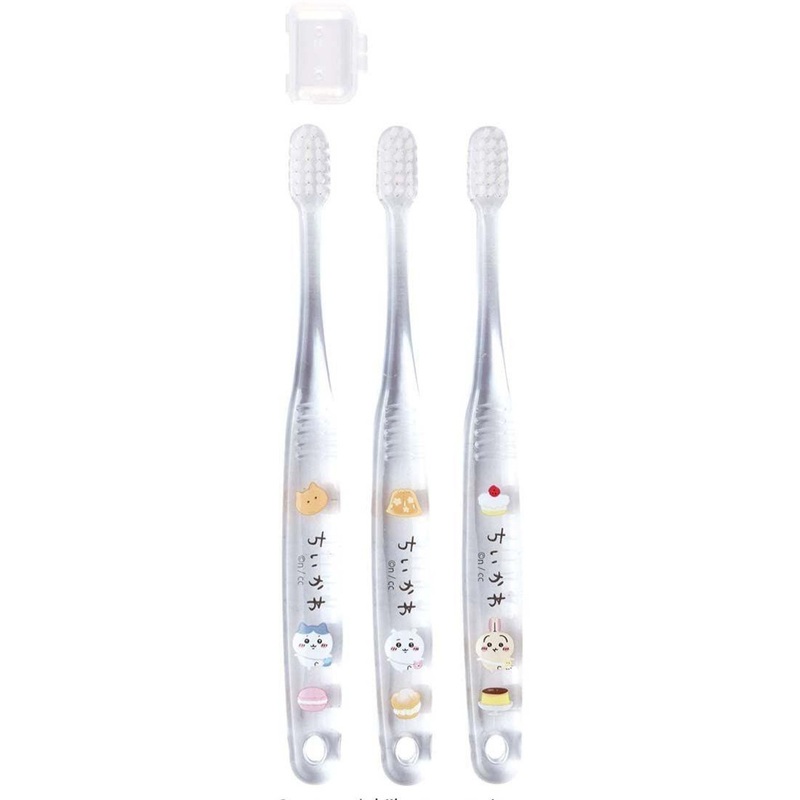 Skater Chiikawa Clear Toothbrush (Set of 3)