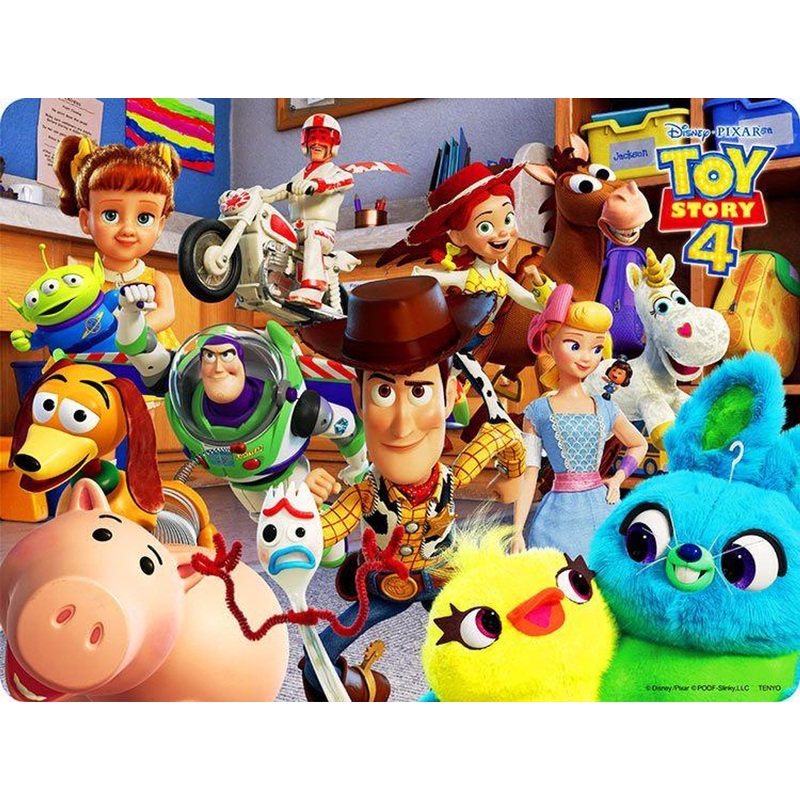 Tenyo DL99-696 Jigsaw Puzzle Toy Story 4 ‘Let’s all leap out!’ Hologram (99 Pieces)